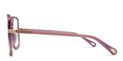 Chloe CH0338O Purple glasses - Purple / Gold - Side View