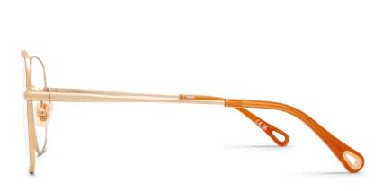 Chloe CH0345O Rose Gold glasses - Rose Gold - Side View