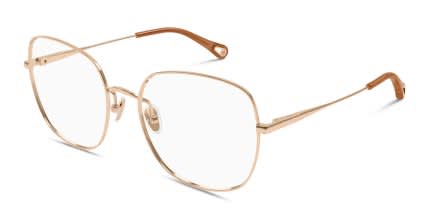 Chloe CH0345O Rose Gold glasses - Rose Gold - Angle View