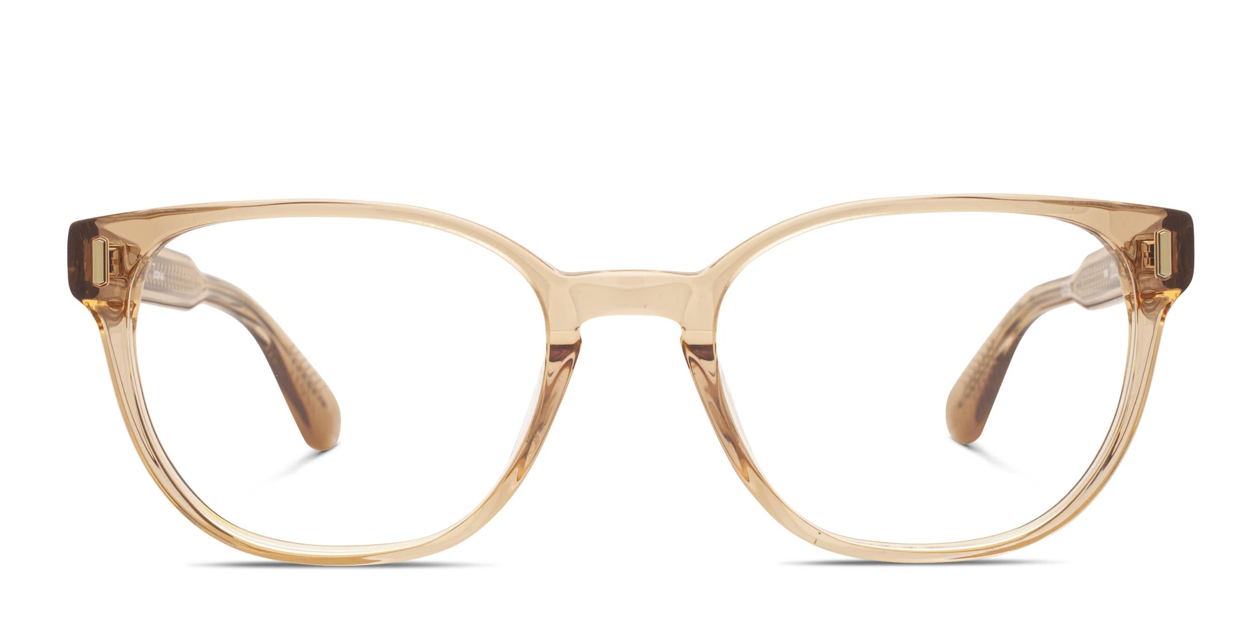 Quay Double Click Brown, Clear glasses - Brown / Clear - Frontal View