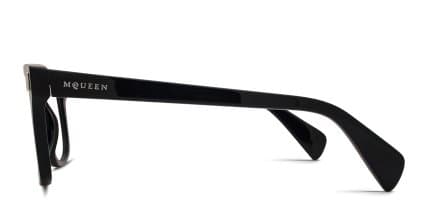 Alexander McQueen AM0551O Black glasses - Black - Side View