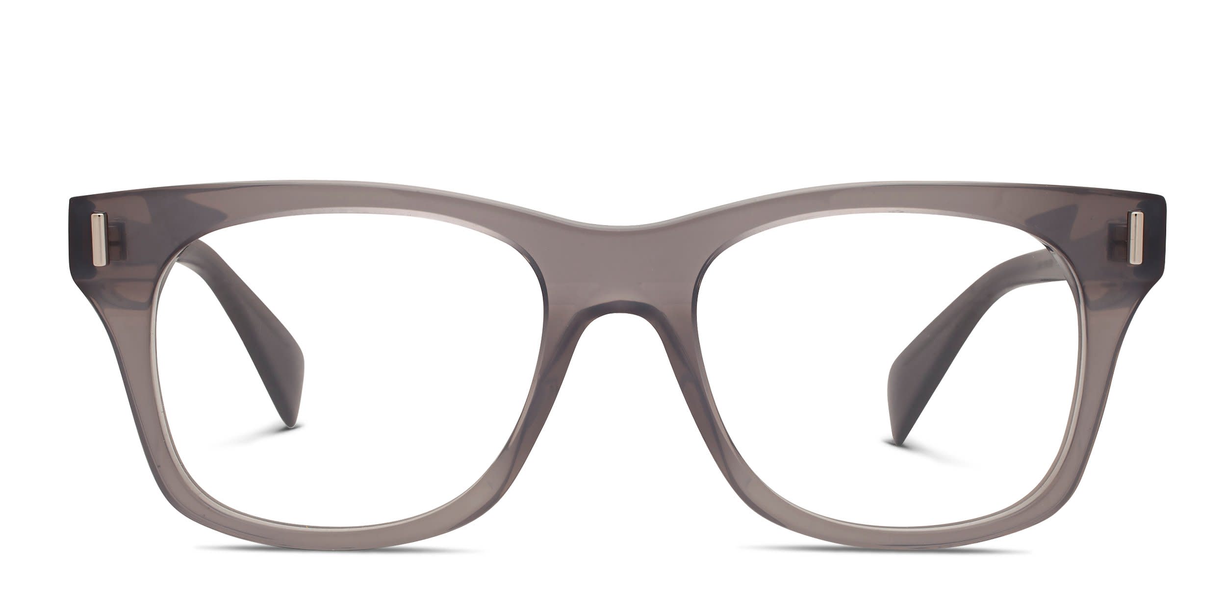Alexander McQueen AM0551O Gray glasses - Gray - Frontal View