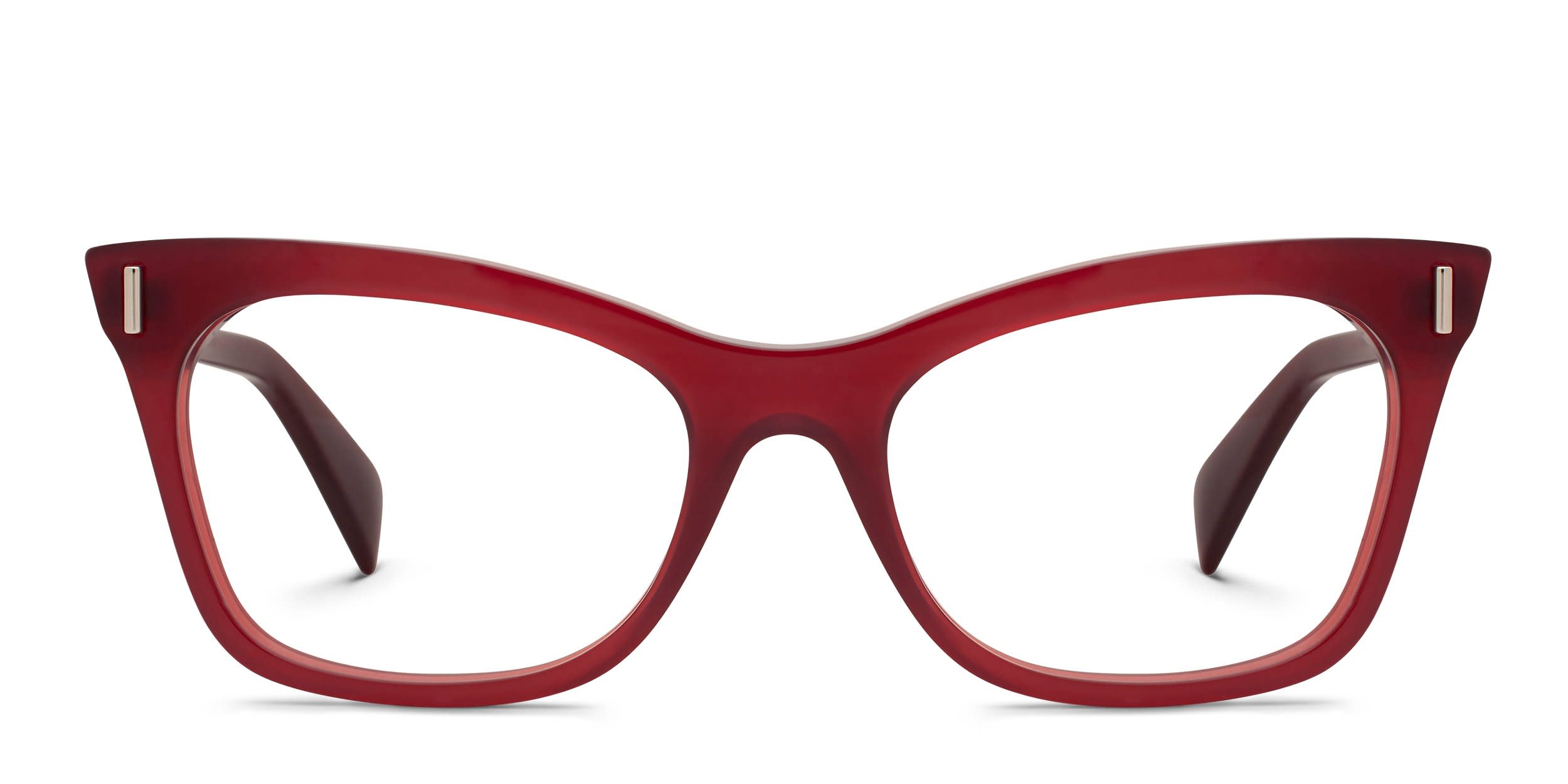 Alexander McQueen AM0552O Red glasses - Red - Frontal View