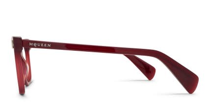 Alexander McQueen AM0552O Red glasses - Red - Side View