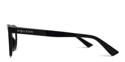 Alexander McQueen AM0569O Black glasses - Black - Side View