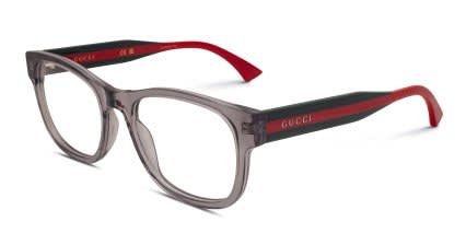 Gucci GG0004ONN Gray glasses - Gray - Angle View