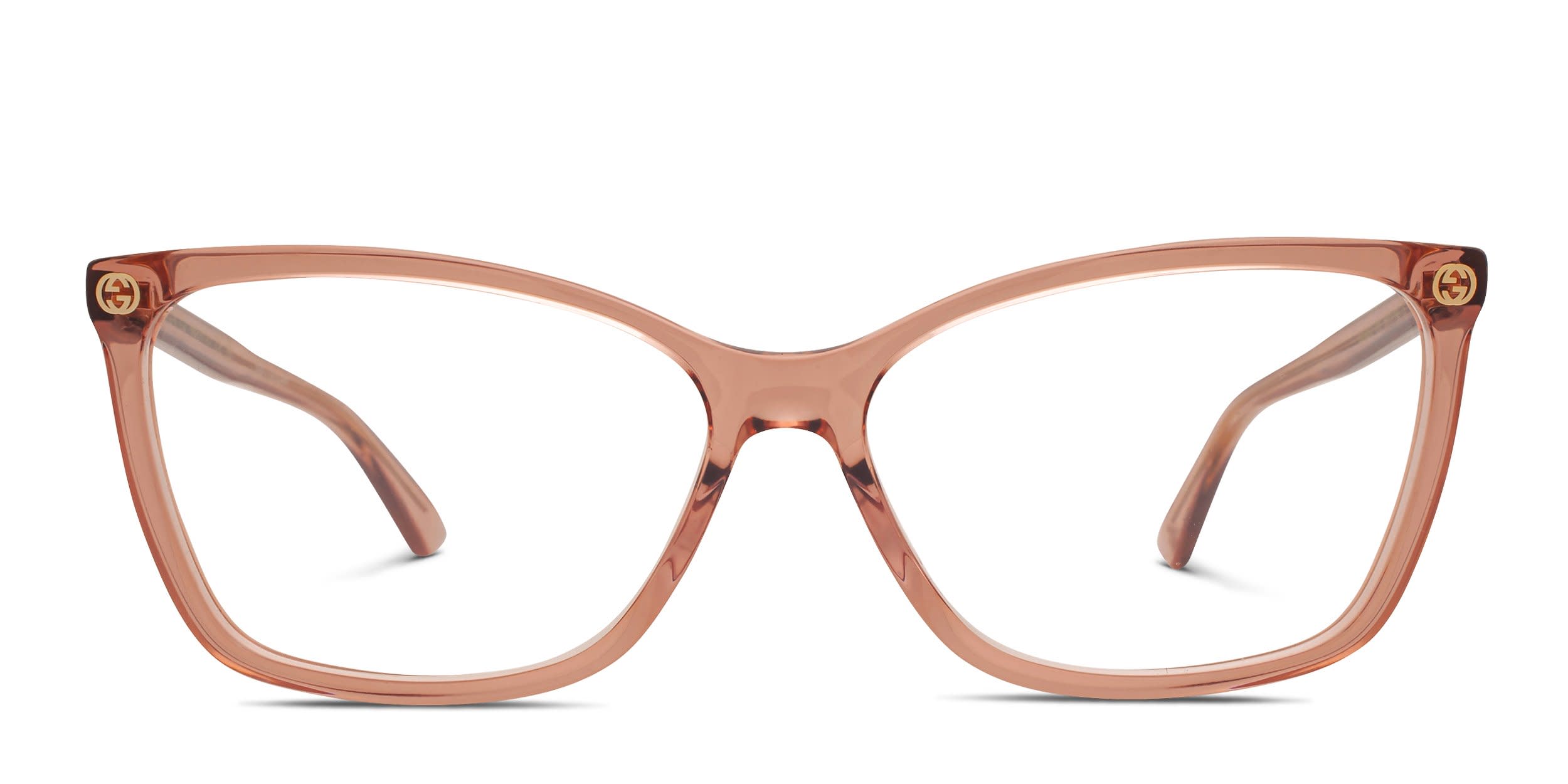 Gucci GG0025O Pink glasses - Pink - Frontal View