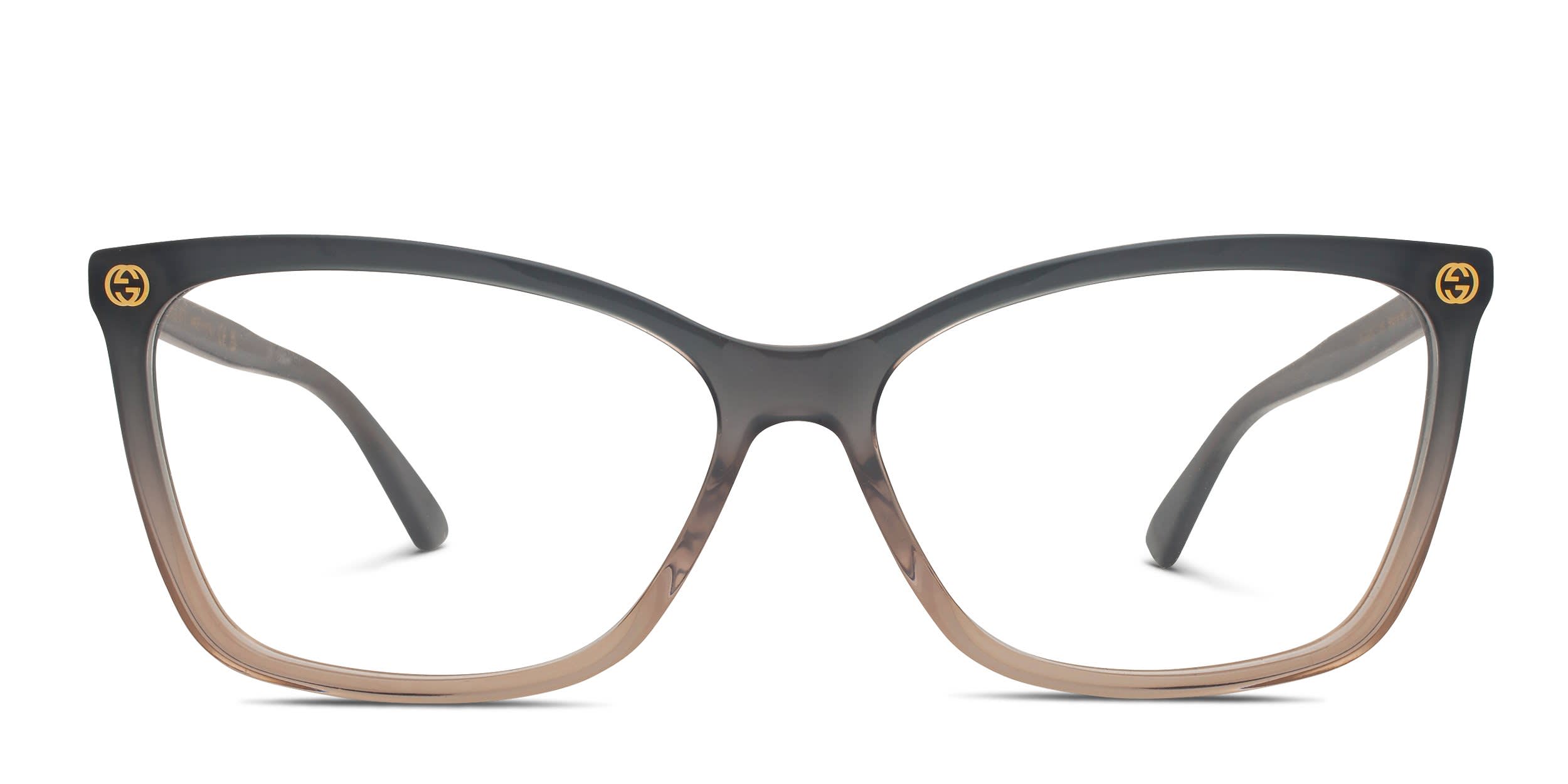 Gucci GG0025O Gray glasses - Gray - Frontal View