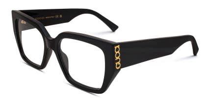 Gucci GG2042O Black glasses - Black - Angle View