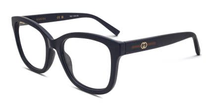 Gucci GG2104O Blue, Black glasses - Blue / Black - Angle View