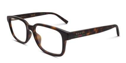 Gucci GG2107OL Tortoise glasses - Tortoise - Angle View