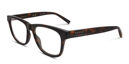 Gucci GG2108O Tortoise glasses - Tortoise - Angle View