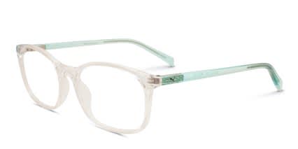 Puma PJ0031O Kids Clear glasses - Clear - Angle View