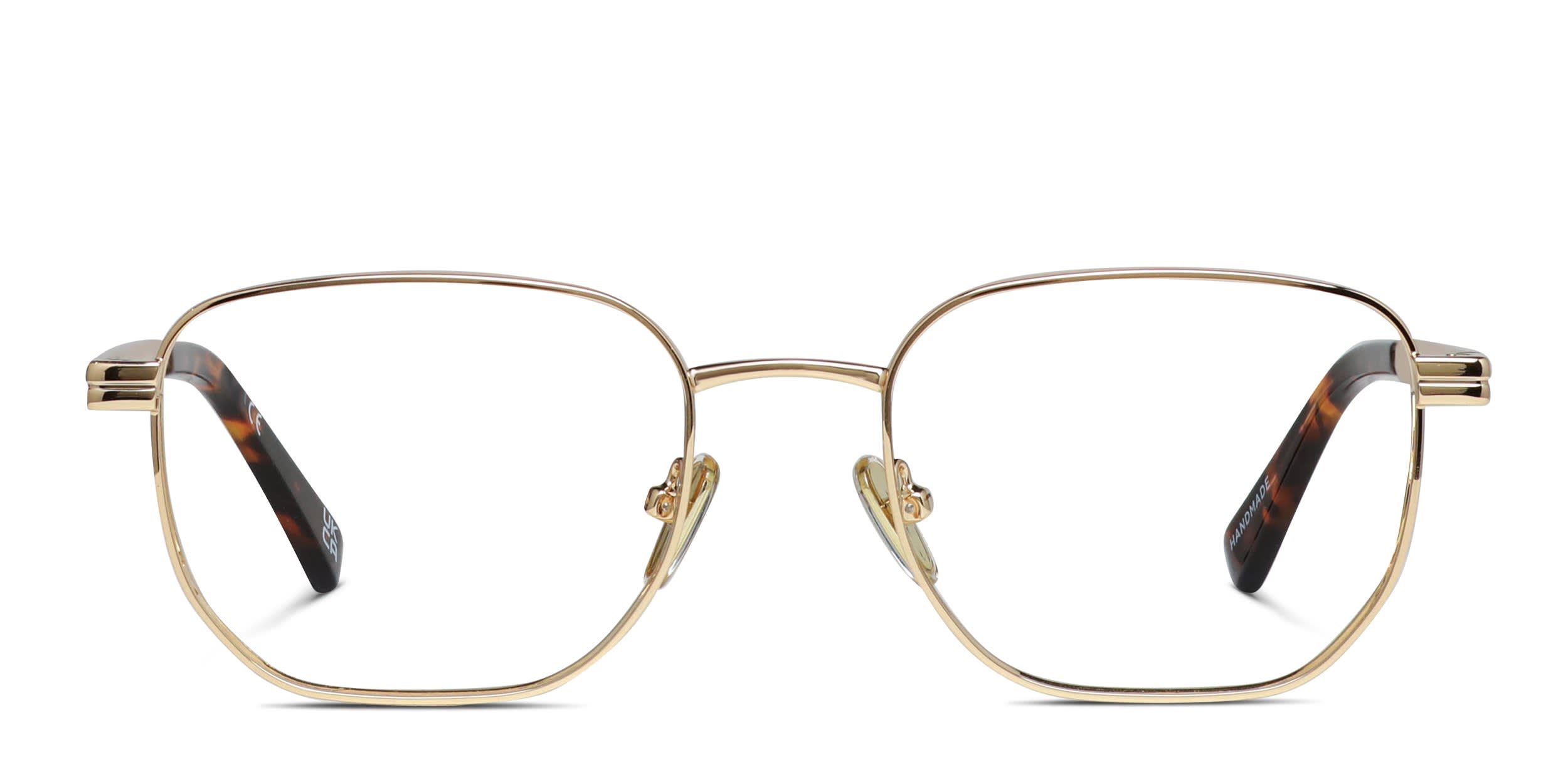 Le Specs Hard Copy Gold glasses - Gold - Frontal View
