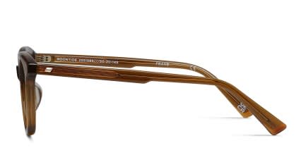 Le Specs Noontide Brown glasses - Brown - Side View