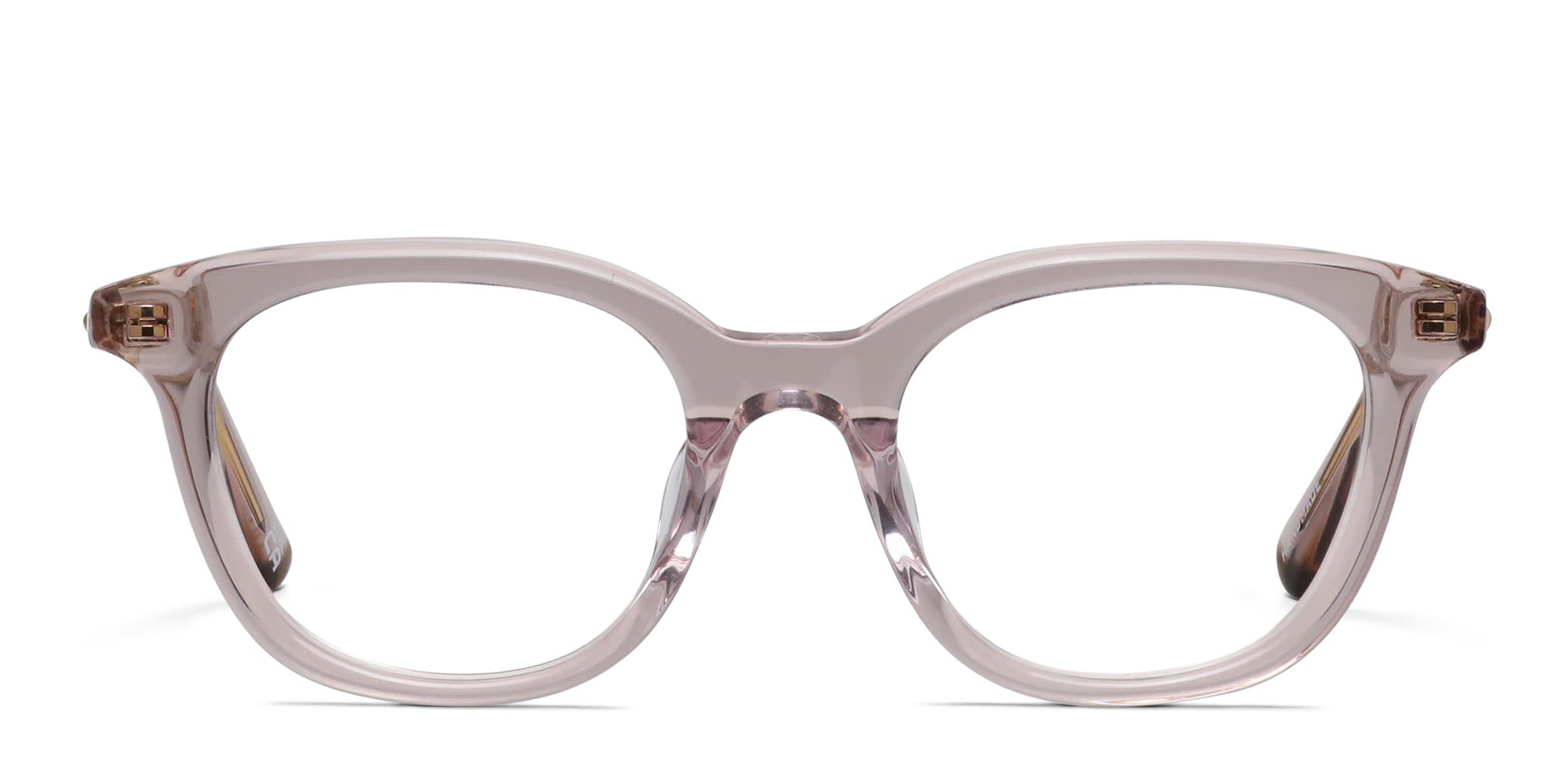 Le Specs Noontide Pink, Clear glasses - Pink / Clear - Frontal View