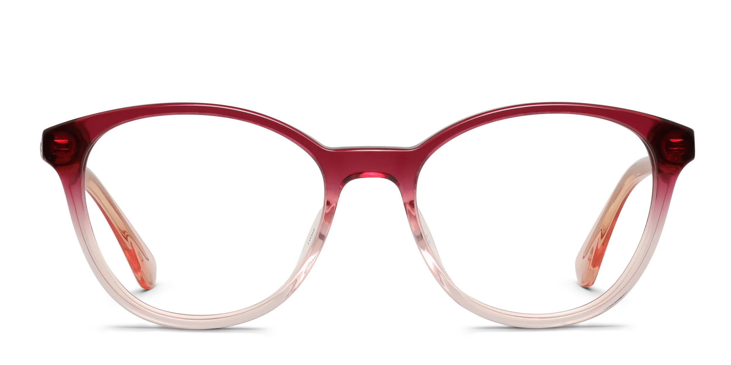 Kate Spade Aggie Red, Pink glasses - Red / Pink - Frontal View