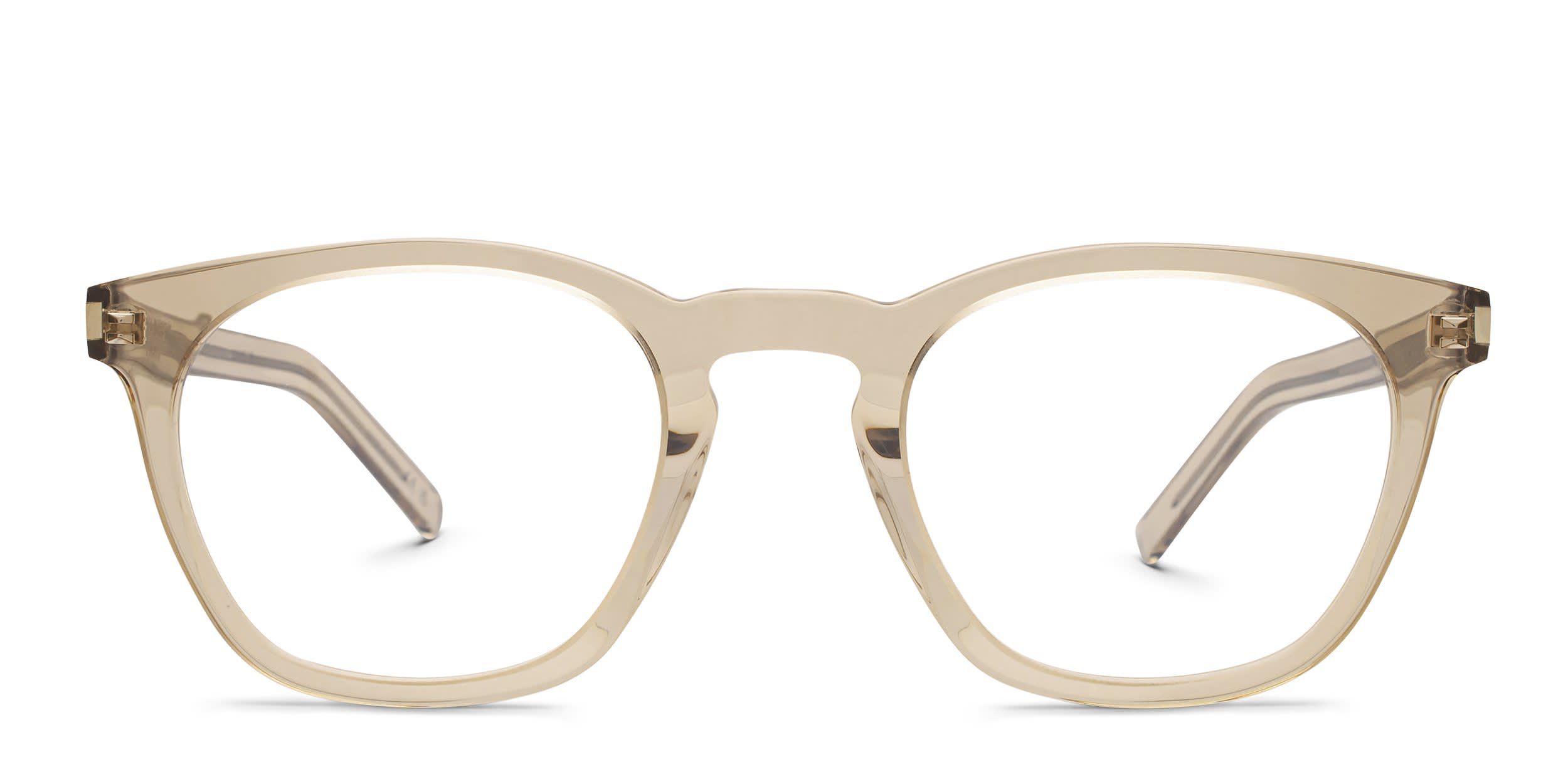 Saint Laurent SL30 Beige glasses - Beige - Frontal View