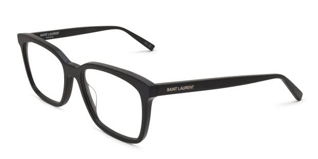 The Saint Laurent SL 672 is an oversized square optical frame with