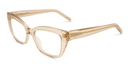 Saint Laurent SLM117 Beige glasses - Beige - Angle View