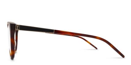 Saint Laurent SLM72 Tortoise glasses - Tortoise - Side View