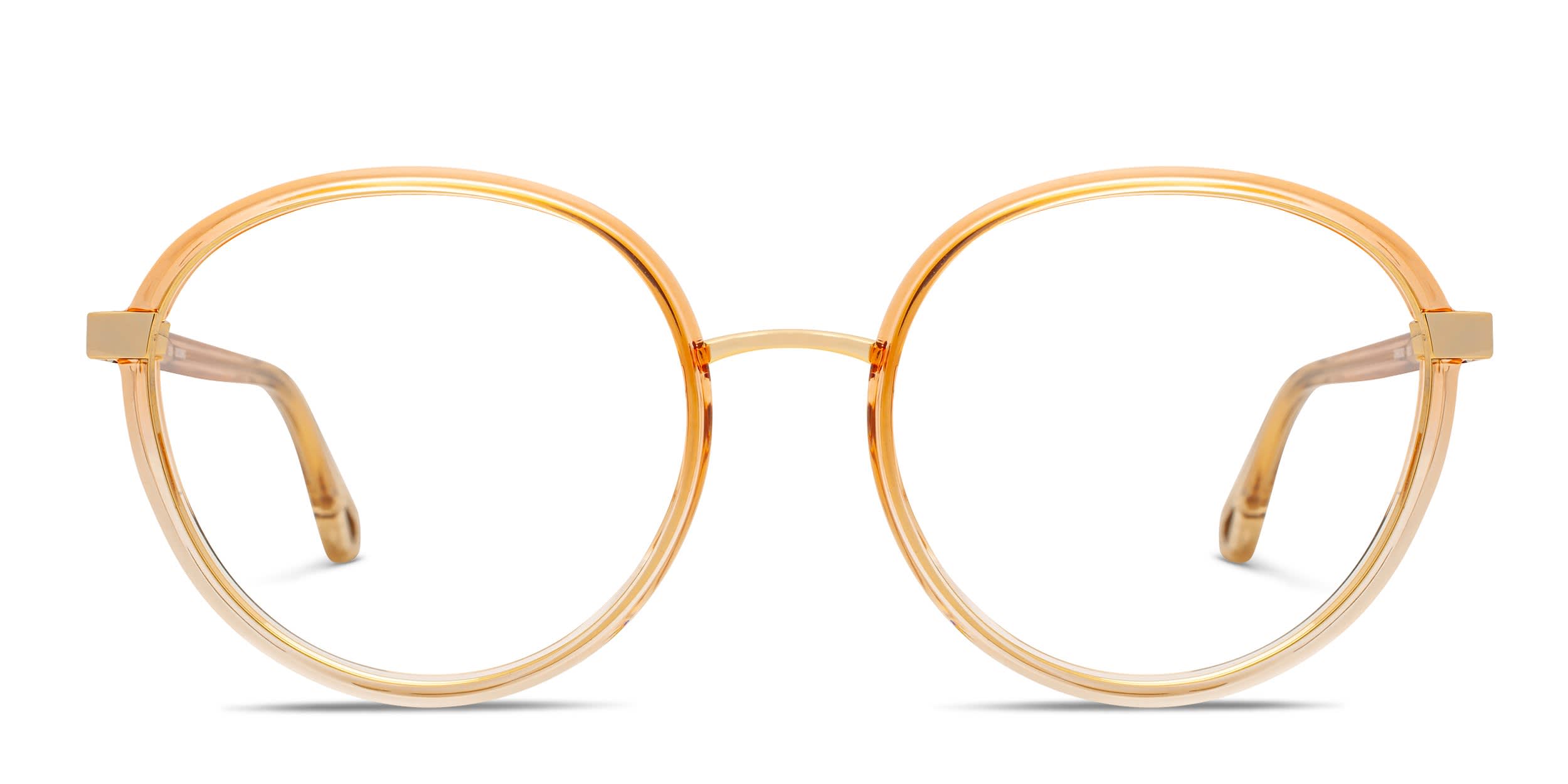 Chloe CH0033O Pink, Gold glasses - Pink / Gold - Frontal View