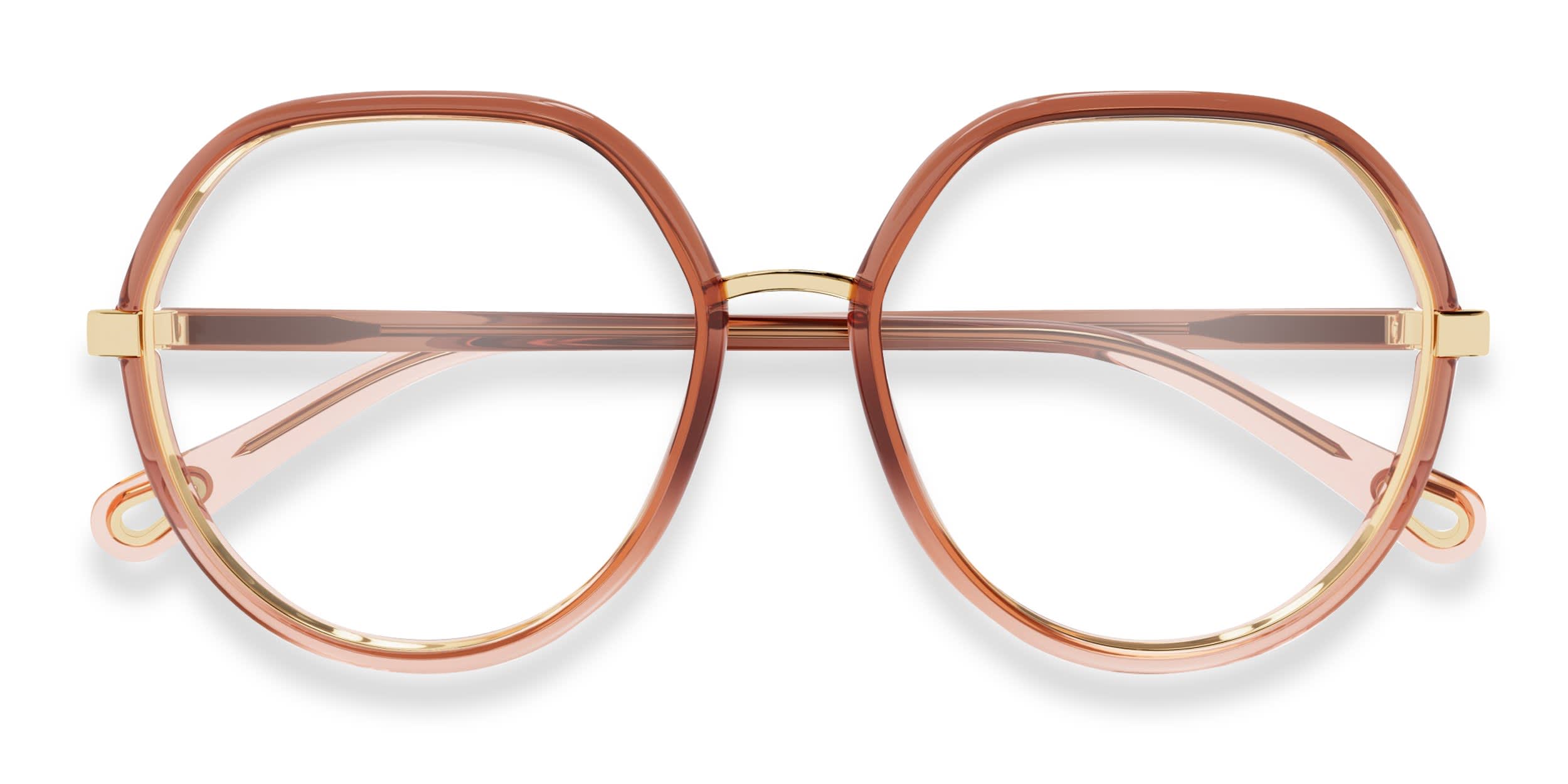 Chloe CH0131O Brown glasses - Brown - Frontal View