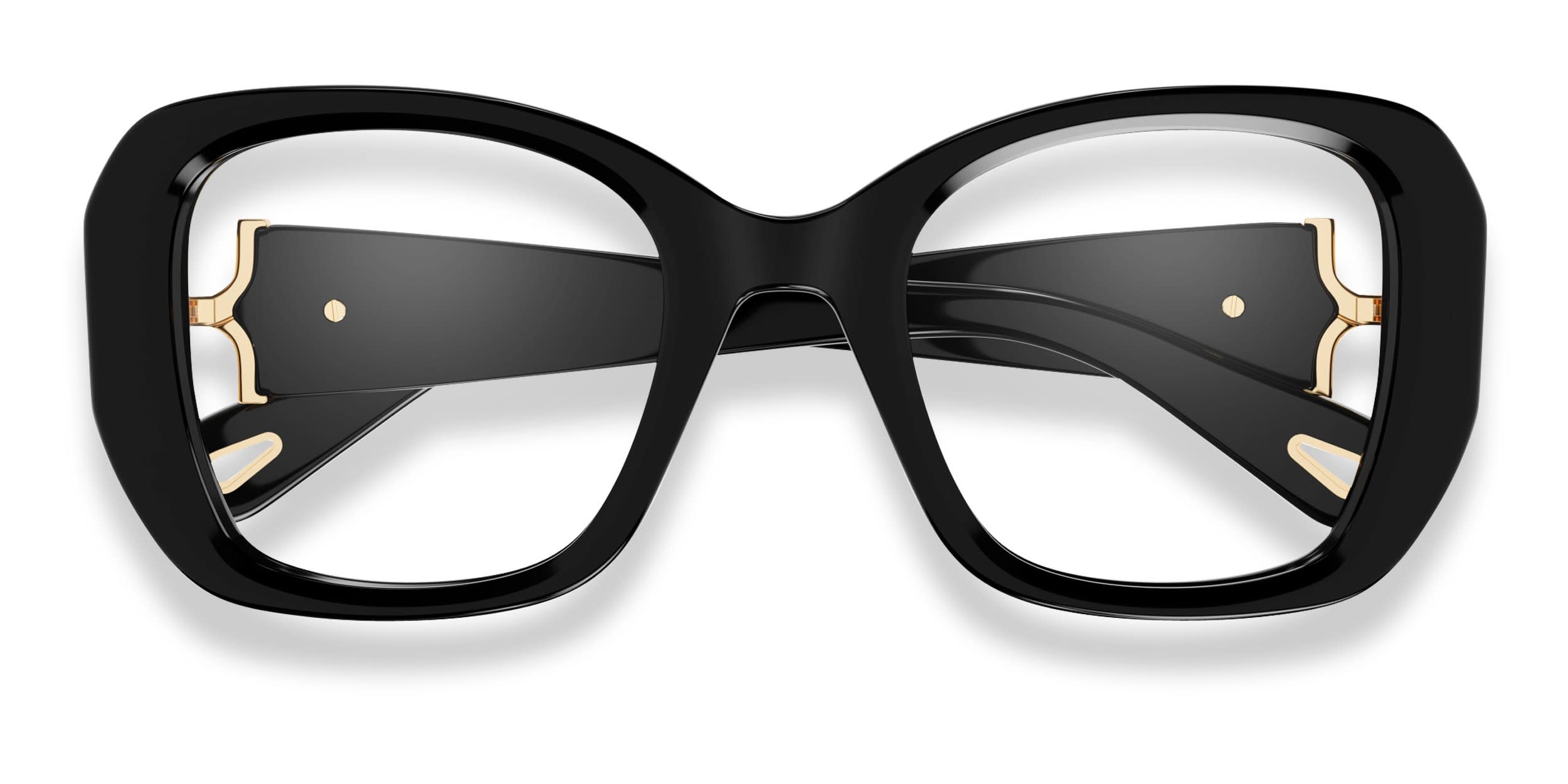 Chloe CH0239O Black glasses - Black - Frontal View