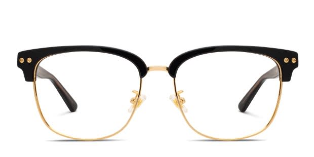 The Montblanc MB0259OK in black is a stylish frame with a modern