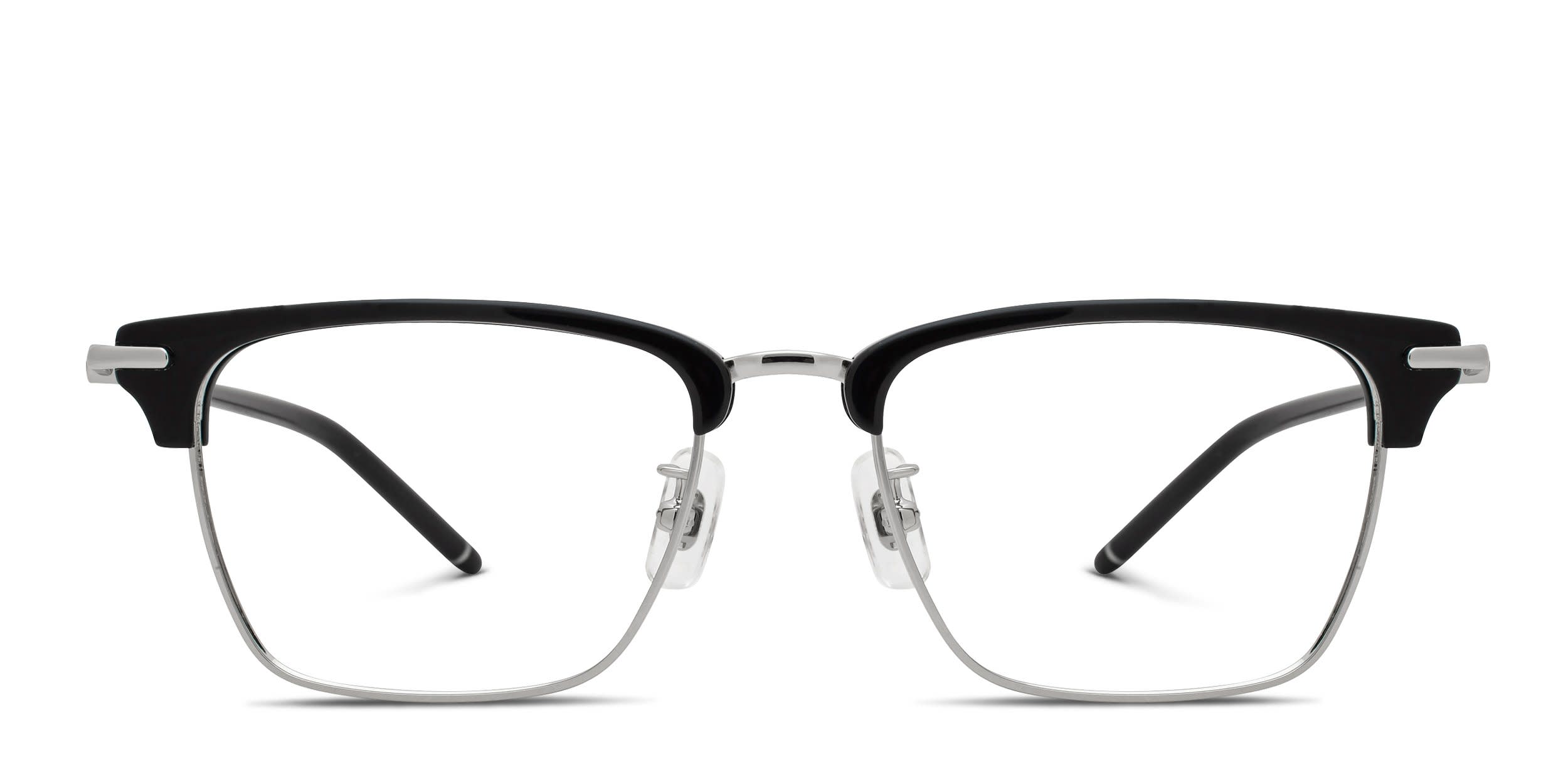 Mont Blanc MB0409O Black, Silver glasses - Black / Silver - Frontal View