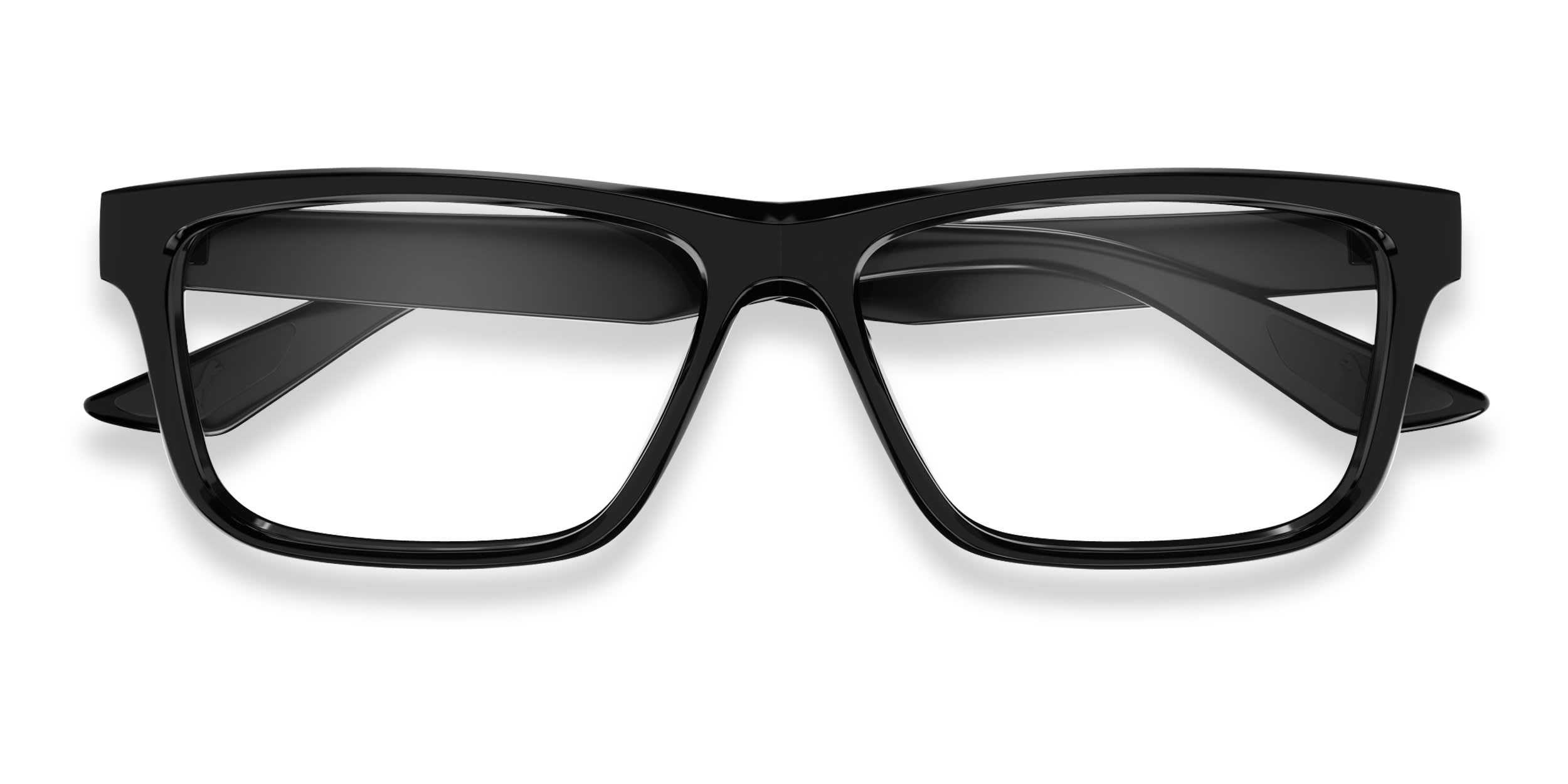 Puma PU0444O Black glasses - Black - Frontal View