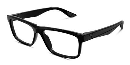 Puma PU0444O Black glasses - Black - Angle View