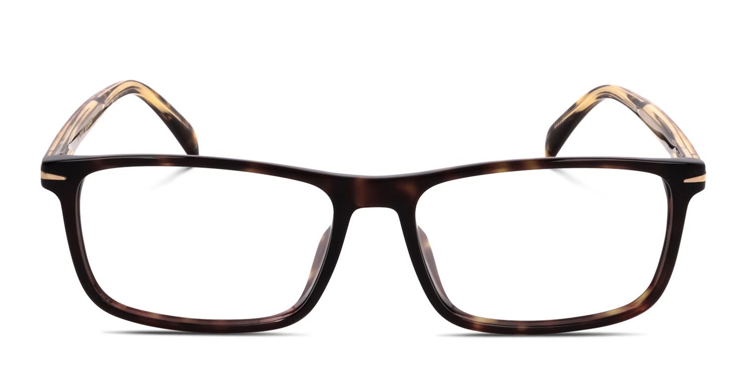 David Beckham DB1019/F Tortoise glasses - Tortoise - Frontal View