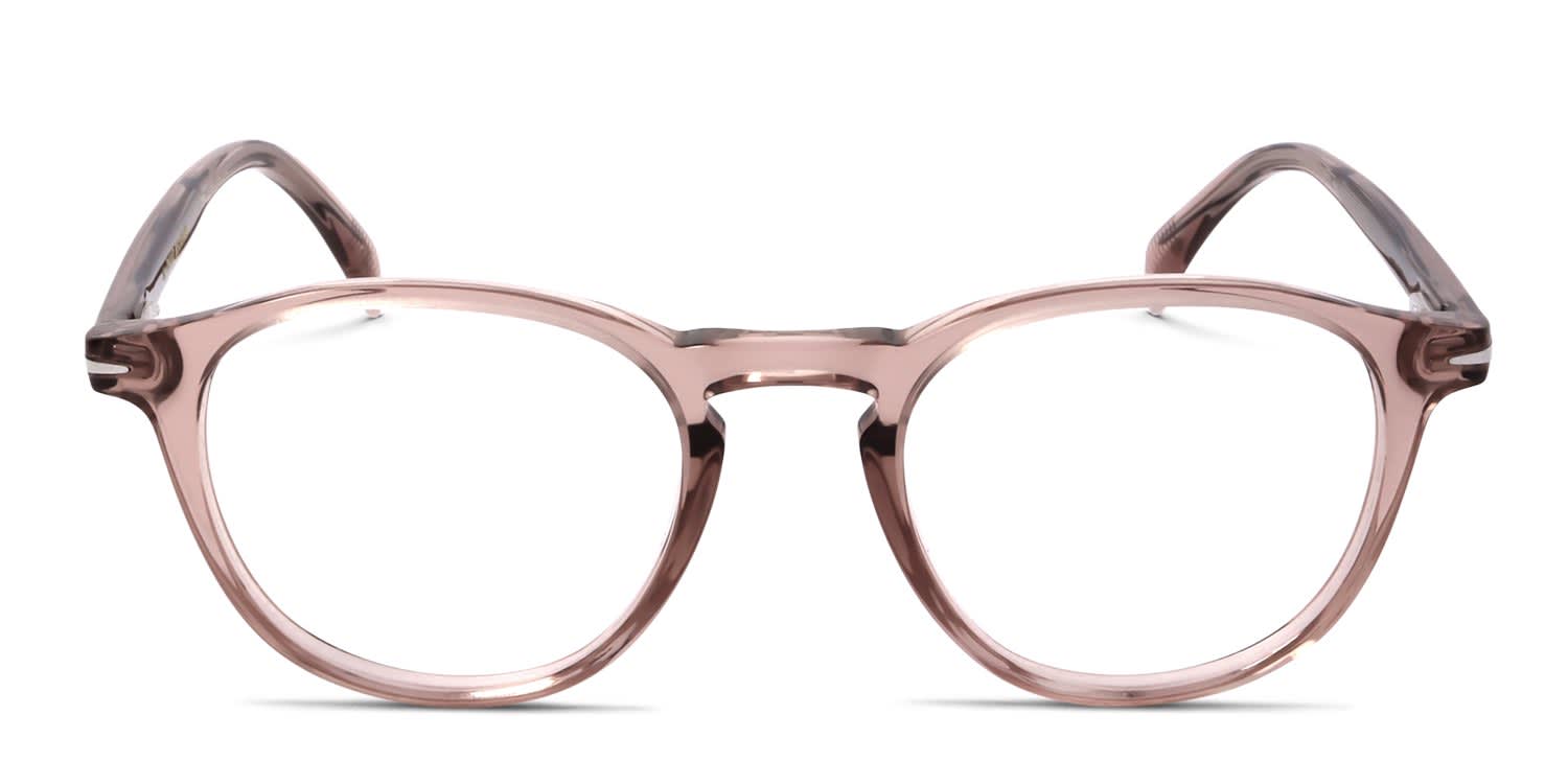 David Beckham DB1018 Pink glasses - Pink - Frontal View