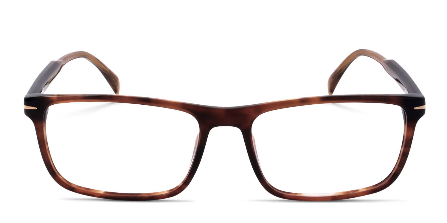 David Beckham DB1135 Brown glasses - Brown - Frontal View