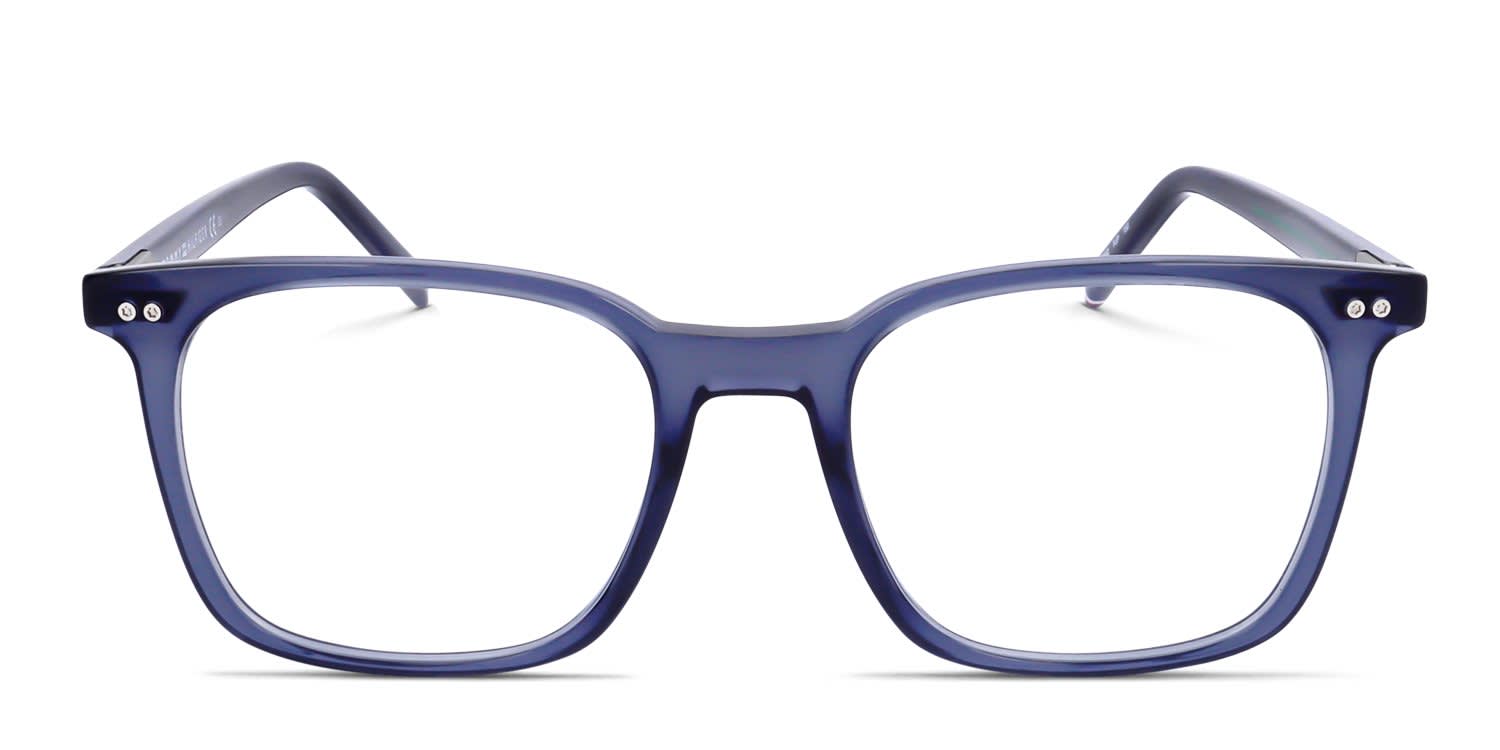 Tommy Hilfiger Blue Plastic Glasses Women\'s (Frames) TH 2130 Tommy Hilfiger Optical Frame PJP Blue - eye-oo.com main image 4