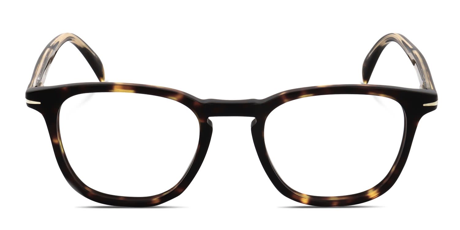 David Beckham DB 1050 Tortoise glasses - Tortoise - Frontal View