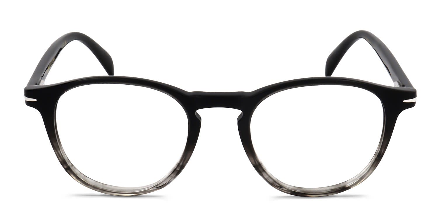 David Beckham DB1018 Black, Brown glasses - Black / Brown - Frontal View