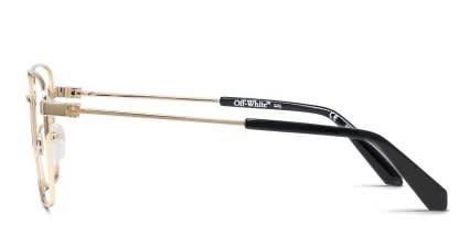 Off-White OW6018 Gold glasses - Gold - Side View