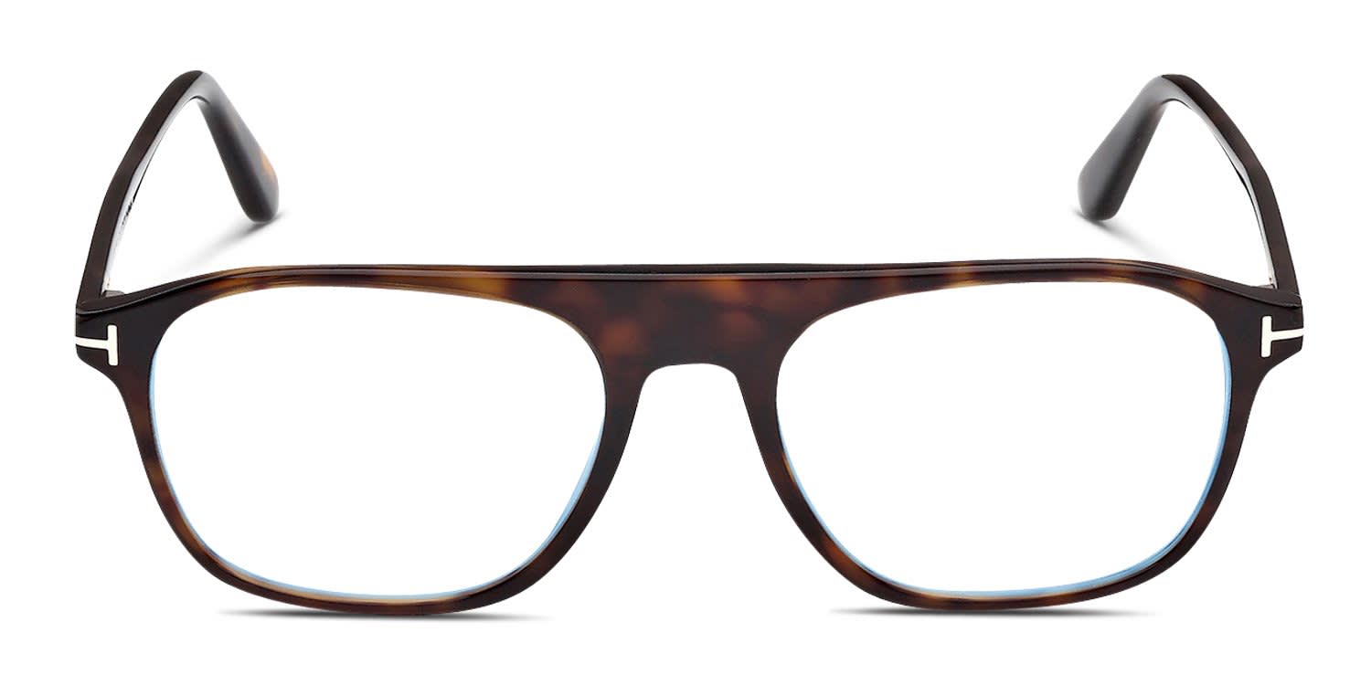 The Tom Ford FT6167-B in tortoise is a fashionable frame with a