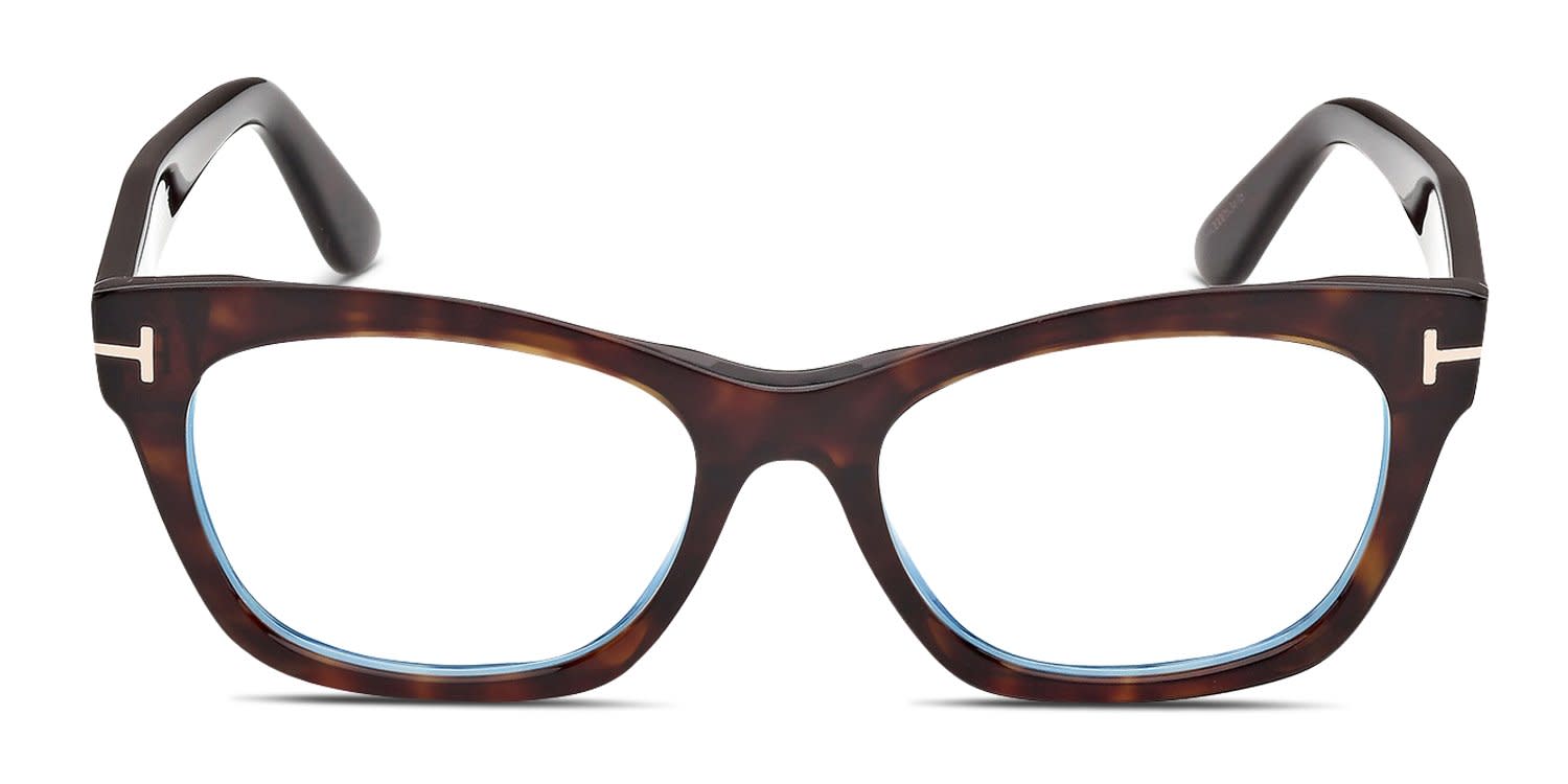 Tom Ford FT6173-B Tortoise glasses - Tortoise - Frontal View