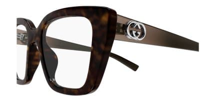 Gucci GG2028O Tortoise glasses - Tortoise - Side View
