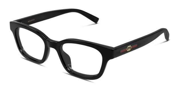 The Gucci GG2103OL in black is a fashionable frame with a