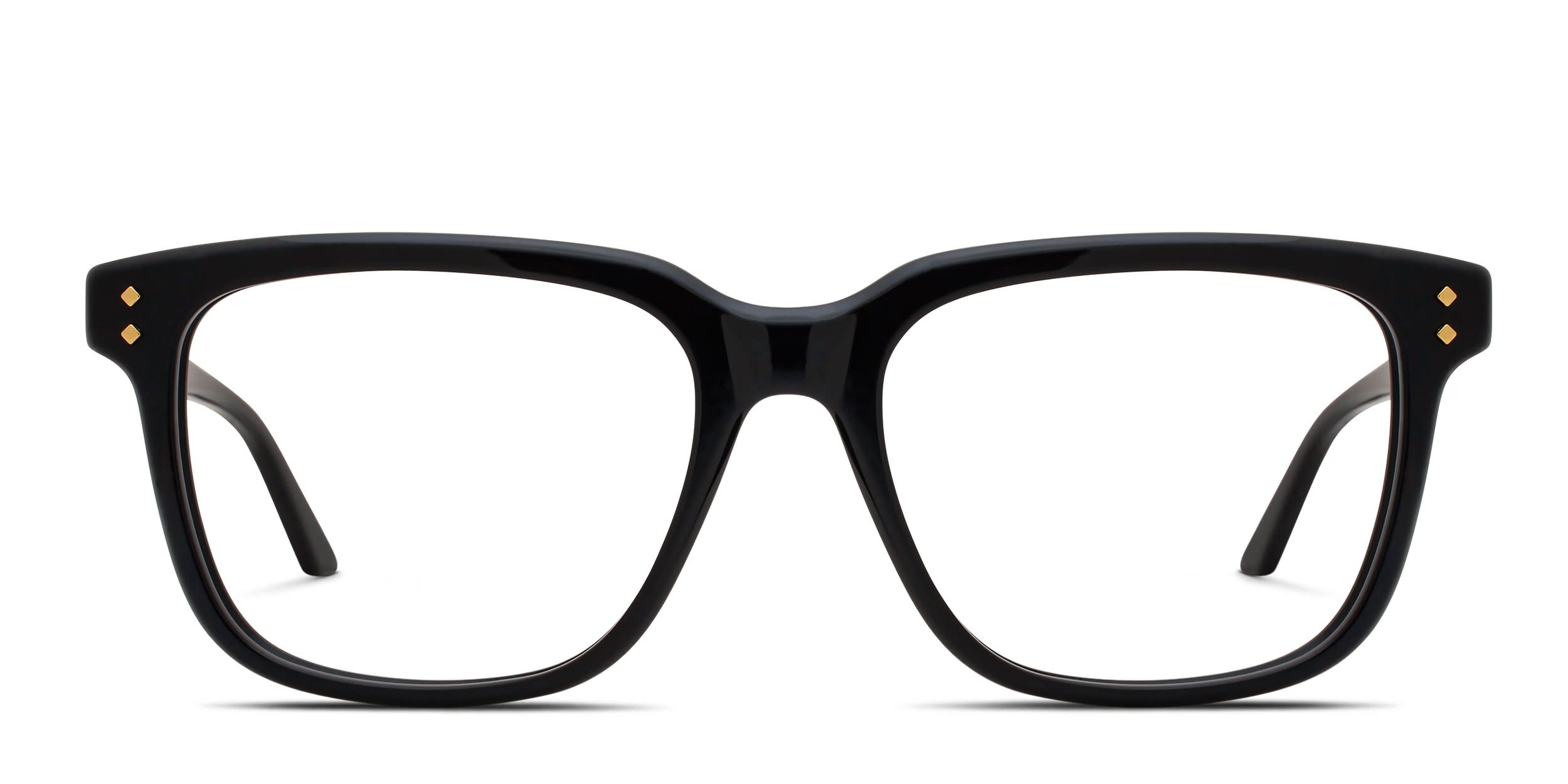 The Gucci GG2131O in black is a fashionable frame with a