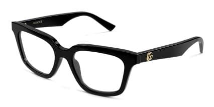 Gucci GG2180O Black glasses - Black - Angle View