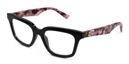 Gucci GG2180O Black glasses - Black - Angle View