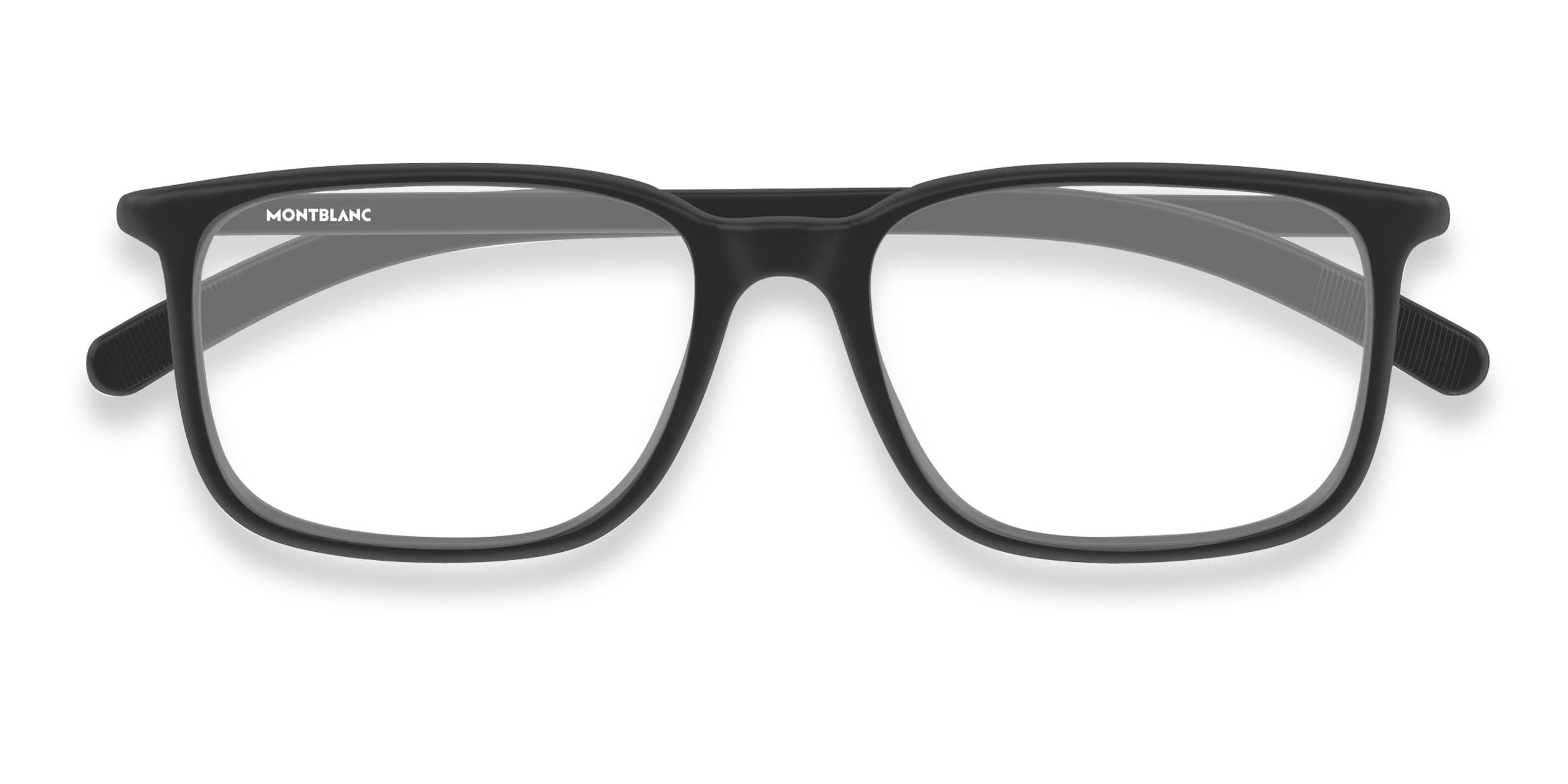 Mont Blanc MB0328O Black glasses - Black - Frontal View