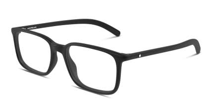 Mont Blanc MB0328O Black glasses - Black - Angle View
