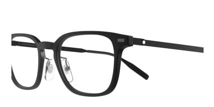 Mont Blanc MB0467OL Black glasses - Black - Side View