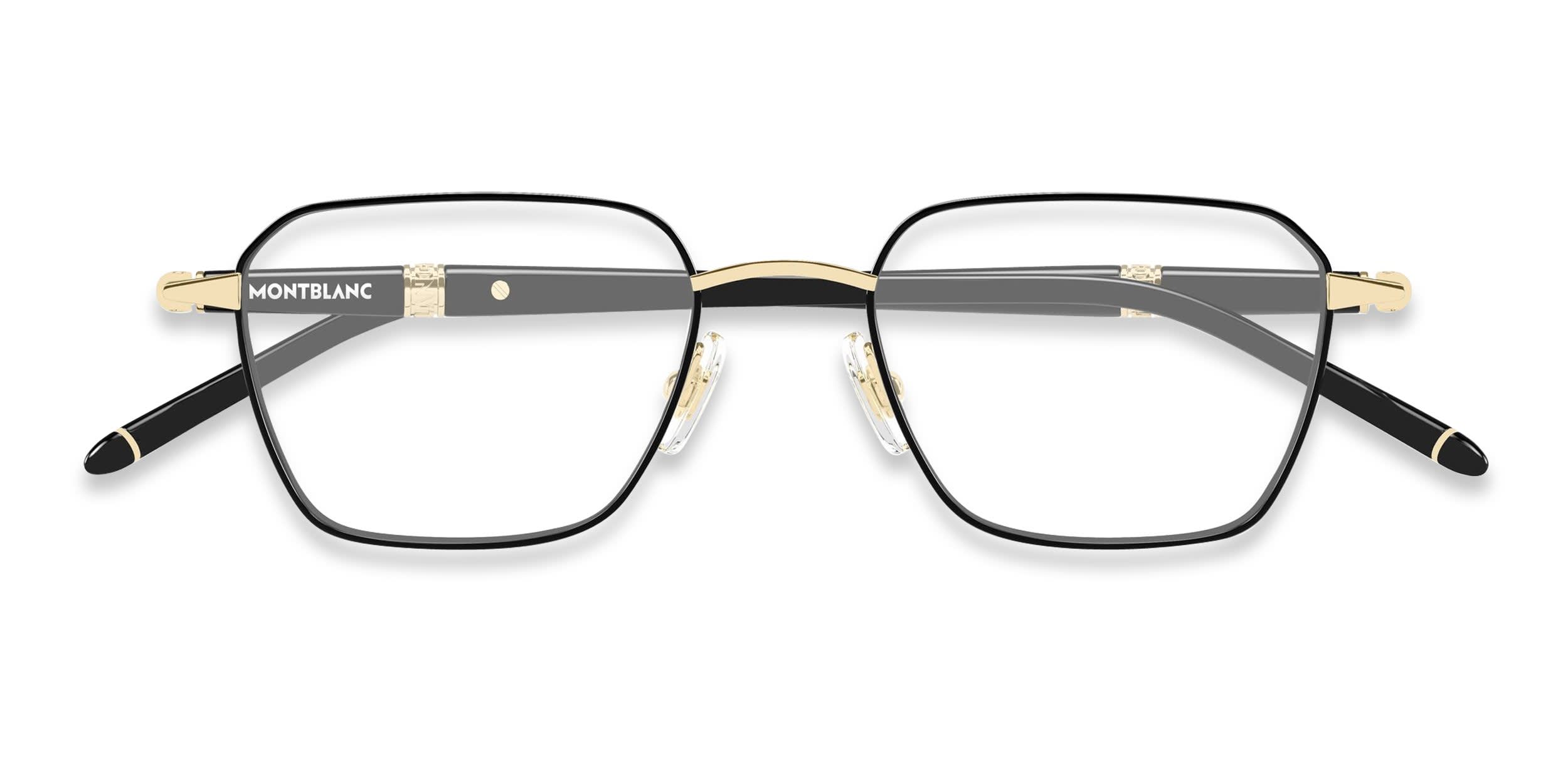 Mont Blanc MB0485O Gold glasses - Gold - Frontal View